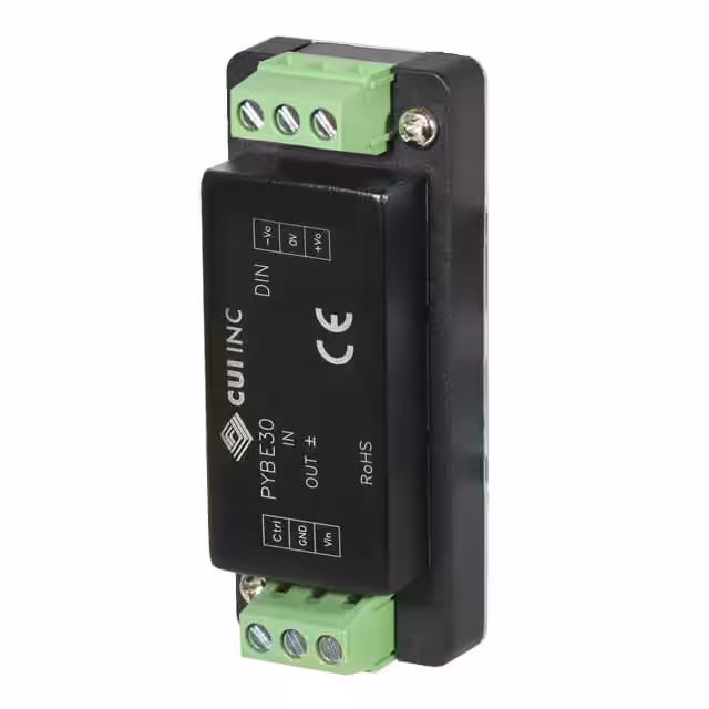 PYBE30-Q24-S24-DIN CUI Inc.  Industrial DIN Rail Power Supplies